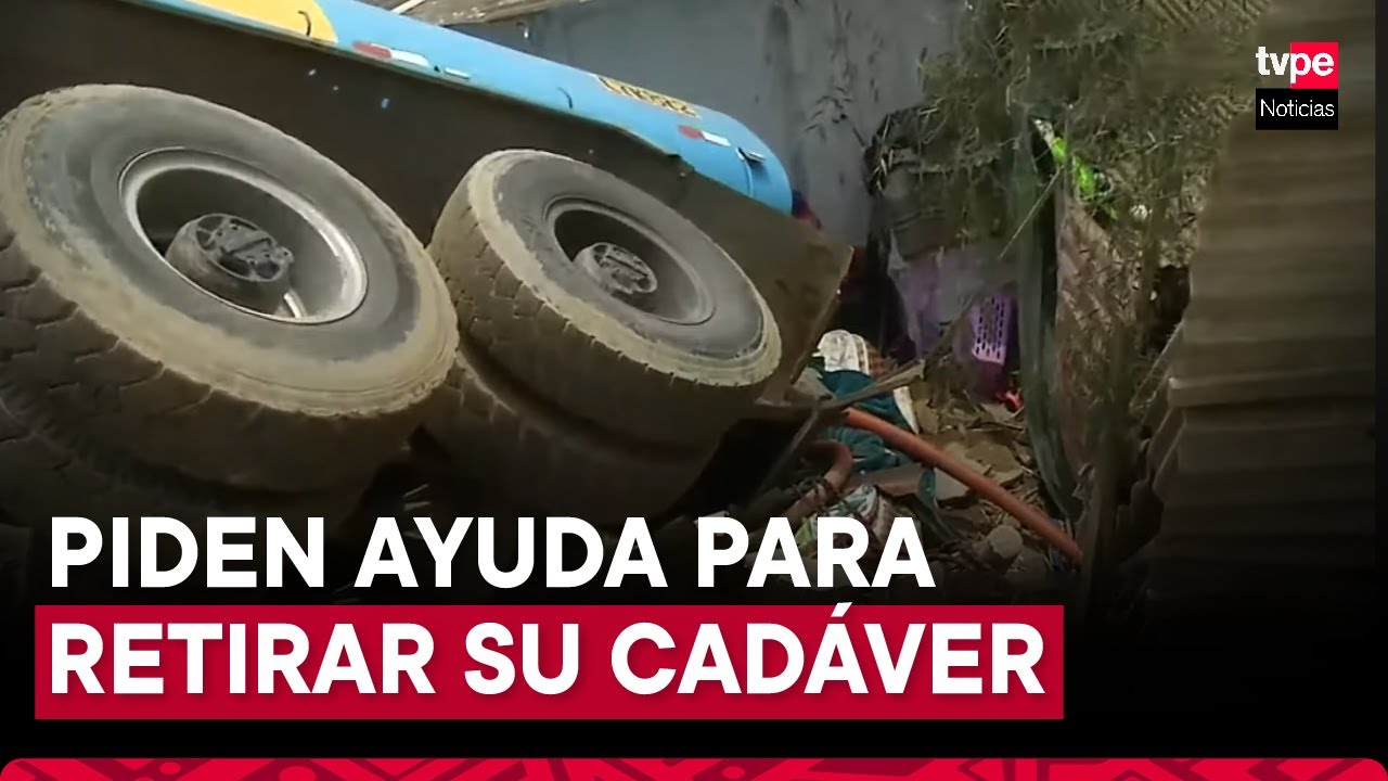 Villa María del Triunfo: niña muere al caer camión cisterna sobre su casa