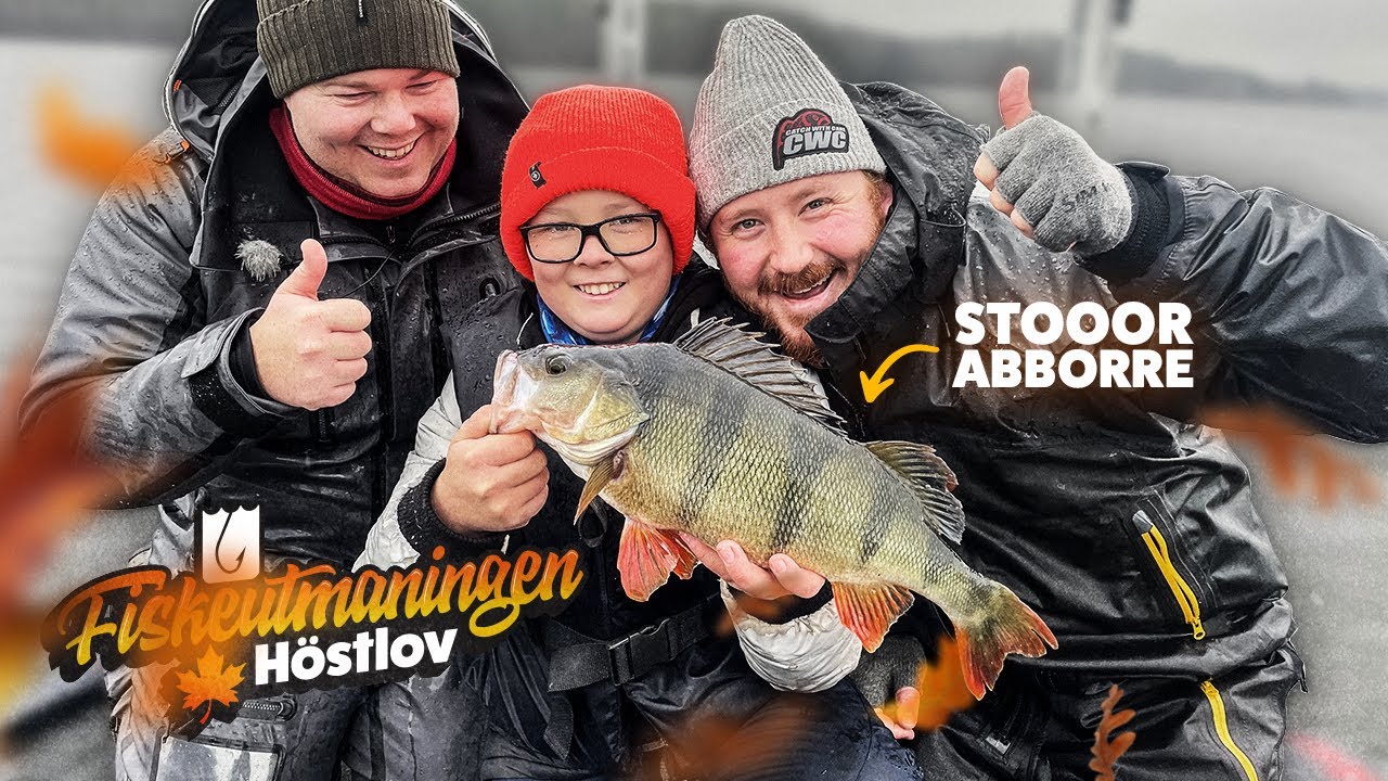 Drömfiske med vinnaren i fiskeutmaningen höstlov
