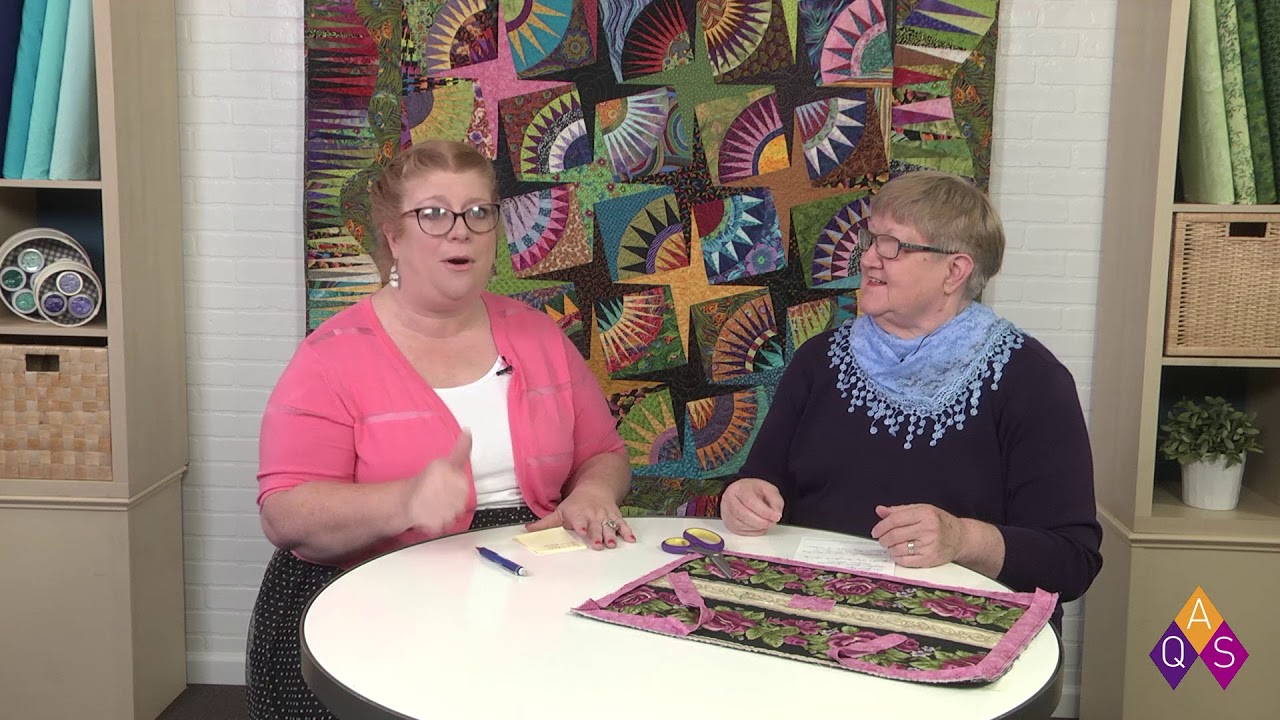 QuiltChat - Episode 49, June 6, 2018 |  Joining Binding Ends, 50 Free Blocks, Broderie Perse