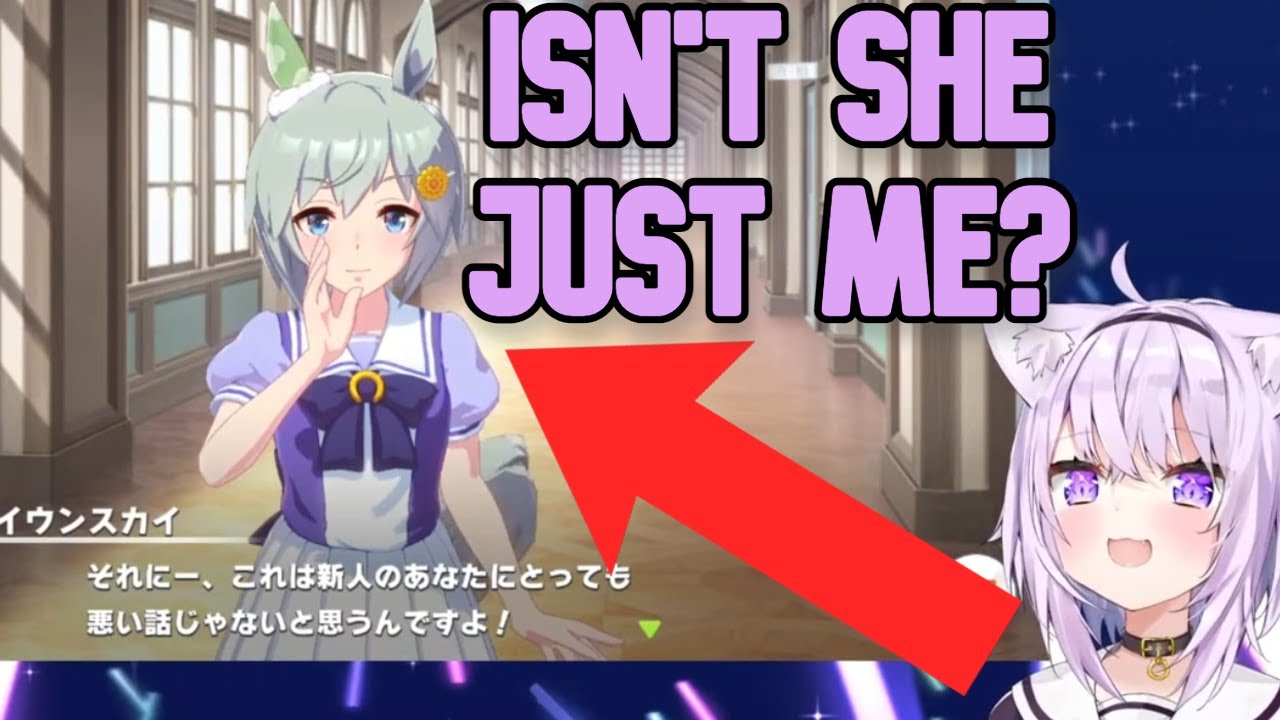 Okayu Meets Herself as an Uma Musume [EN Subs/Hololive]