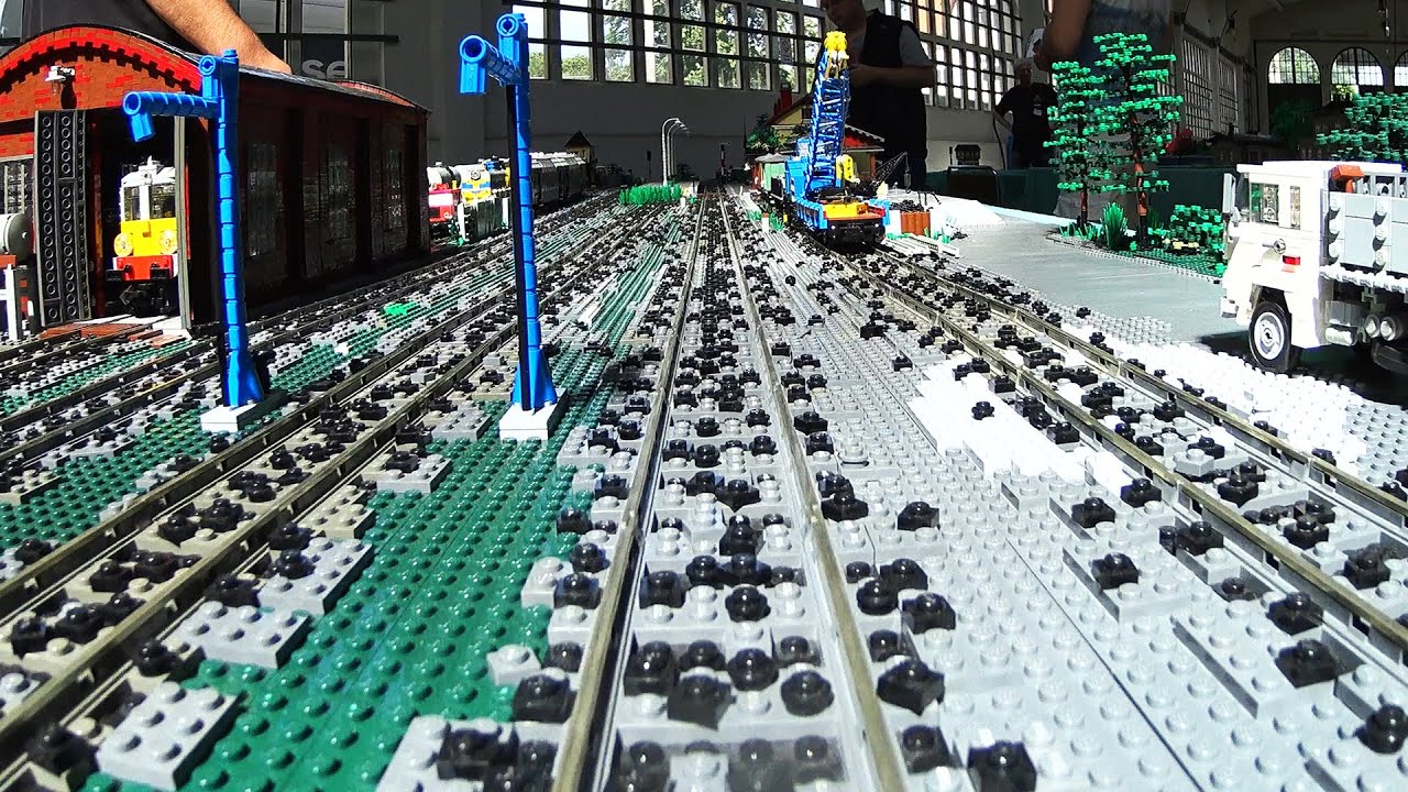 LEGO train FPV RIDE in Schkeuditz Germany