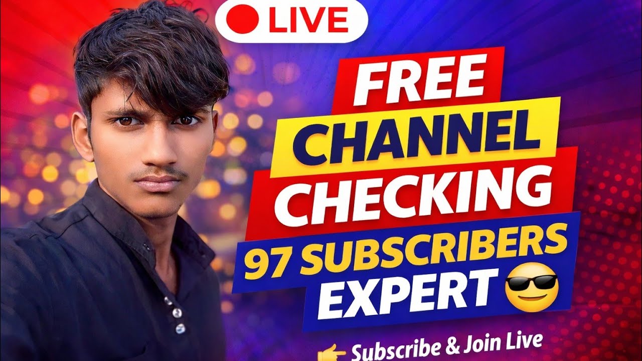 🔴 LIVE – 97 Subscribers वाला Expert कर रहा है Free Channel Checking 😂 | Join Now