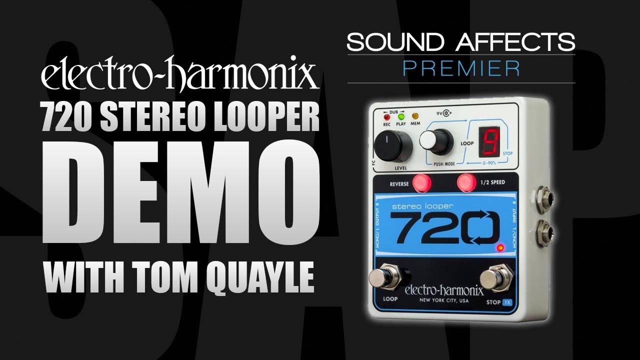 Обзор демо-версии гитарной педали Electro Harmonix 720 Looper