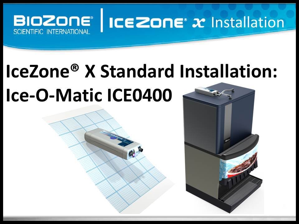 BioZone Scientific IceZone Installation on An Ice-O-Matic ICE0400 Ice Machine
