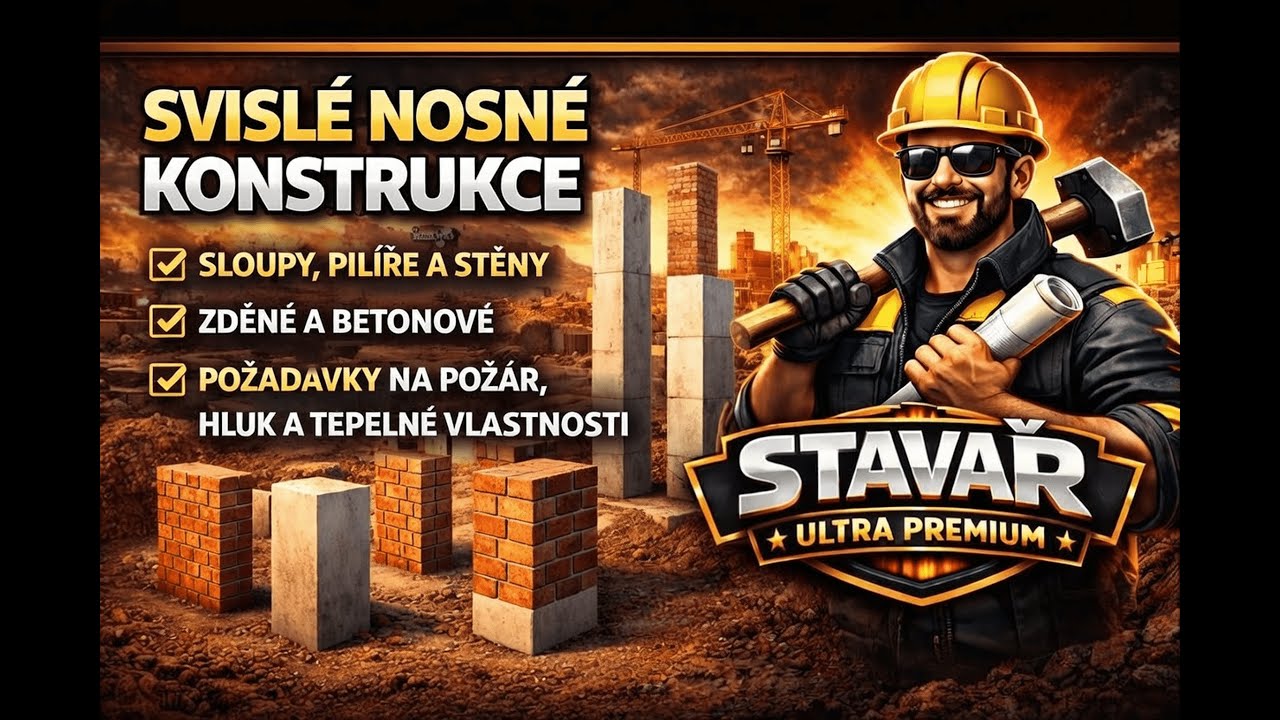 KPS - svislé nosné konstrukce | otázka #4
