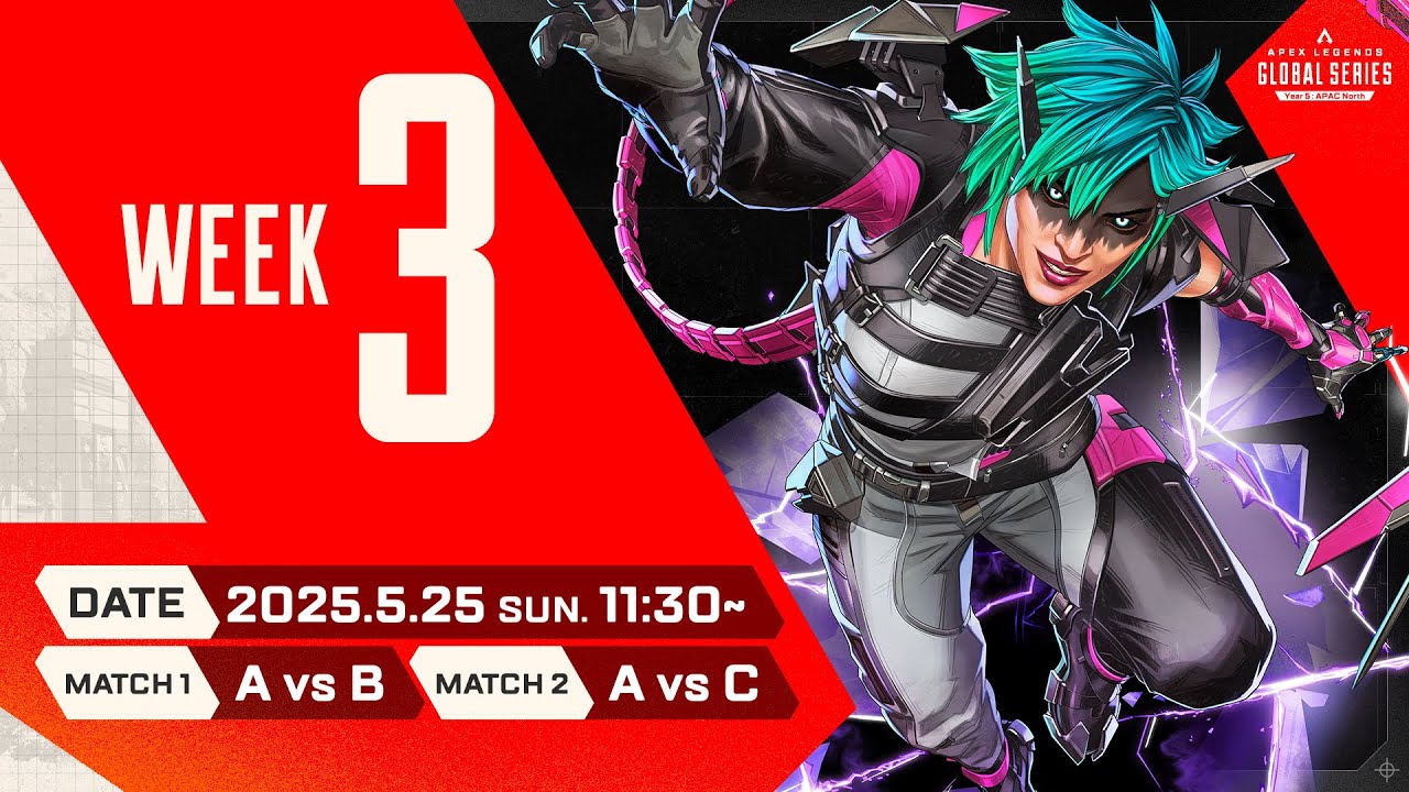 Apex Legends Global Series Year 5：Split 1 【APAC North Pro League Week 3】