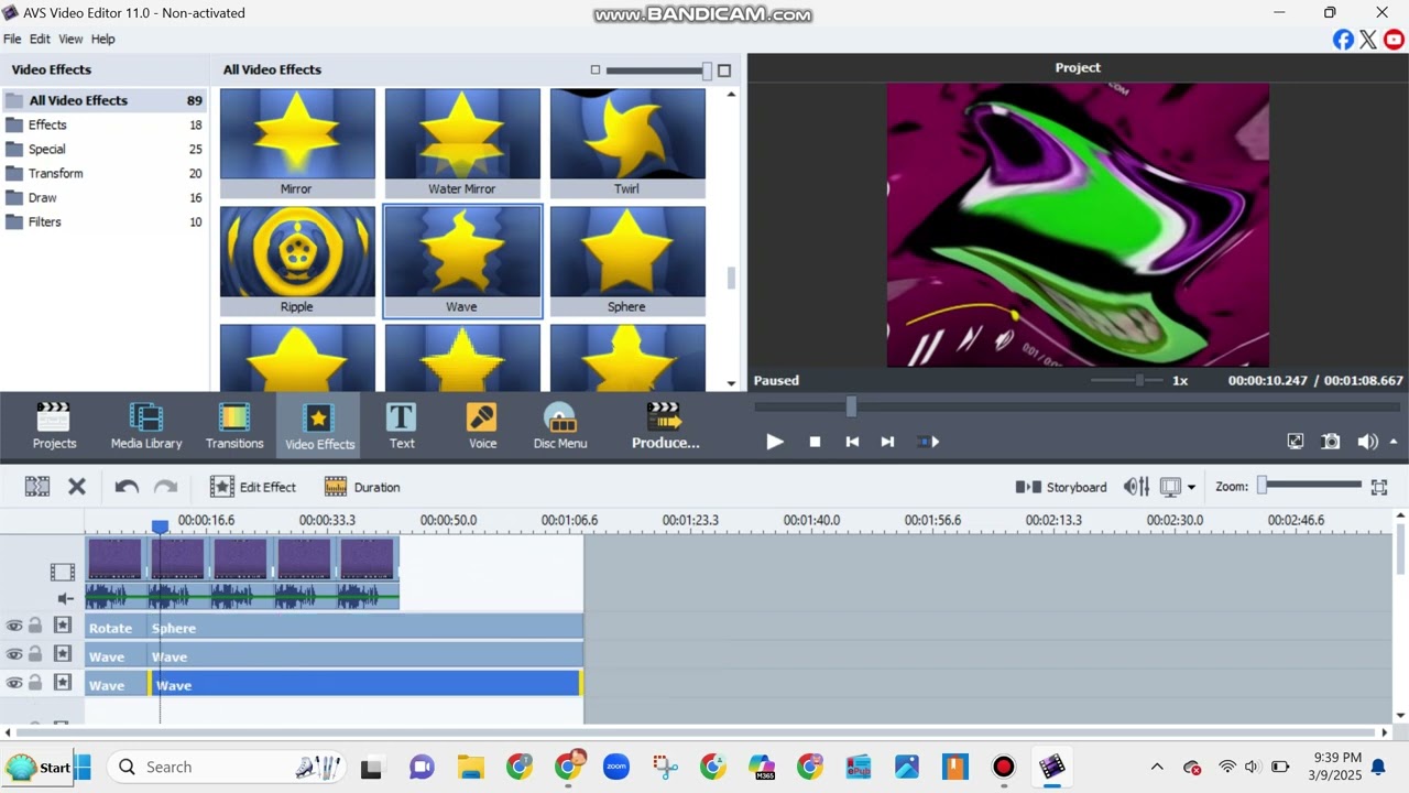 (AVS Video Editor) How To Make Center Effects