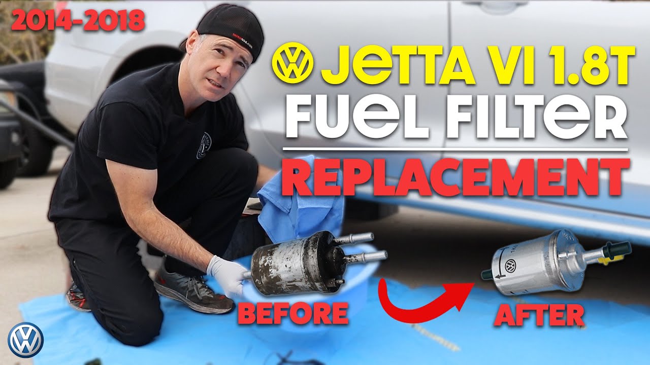 Volkswagen Jetta VI 1.8T Fuel Filter Replacement- 2014 to 2018