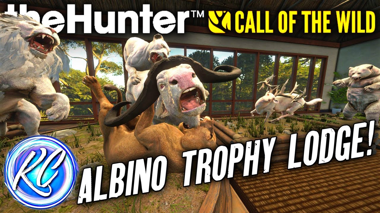 I FINALLY Made an ALL ALBINO Trophy Lodge and it's AWESOME! | Call of the Wild
