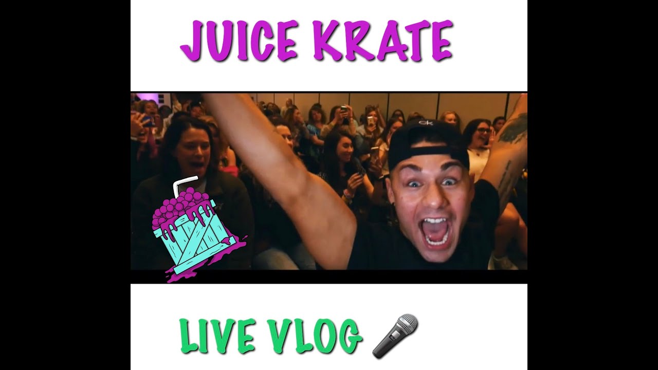 JUICE KRATE LIVE.....?!?!(VLOG)