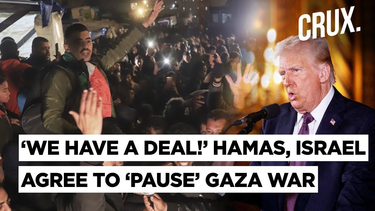 Gaza Celebrates As Hamas, Israel Seal Ceasefire-Hostage Deal, Trump Says His Win Paved Way For Truce