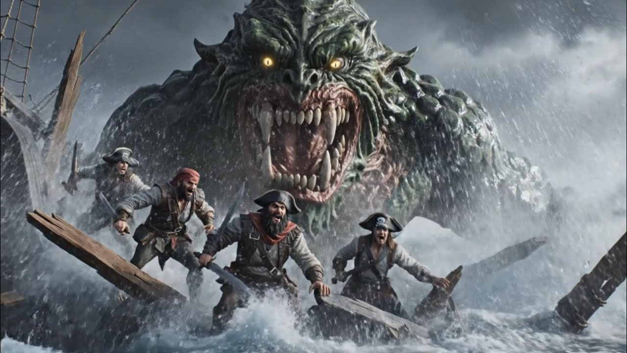 King Kong vs the Giant Kraken: Pirates of the Caribbean Clash on Skull Island
