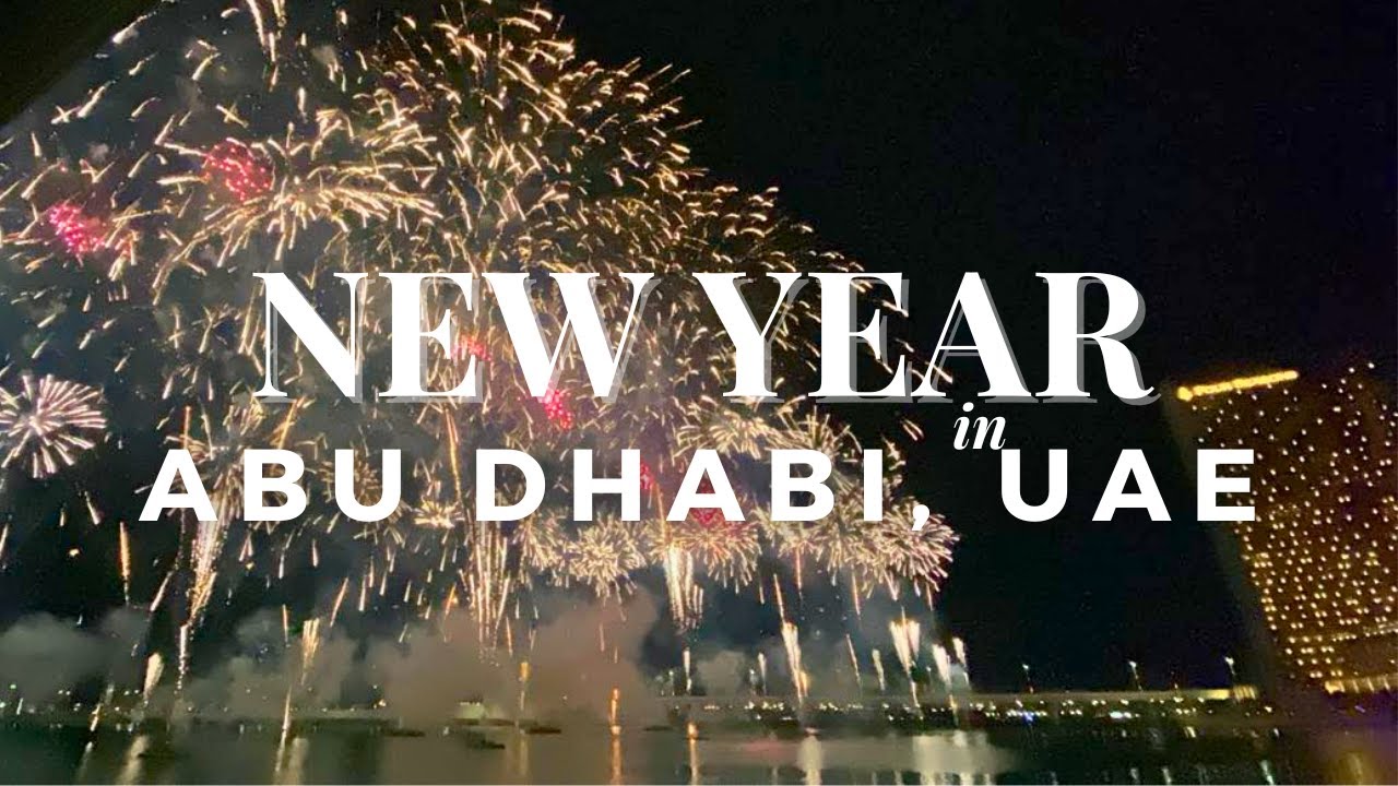 New Year Fireworks in Abu Dhabi, United Arab Emirates [2024]