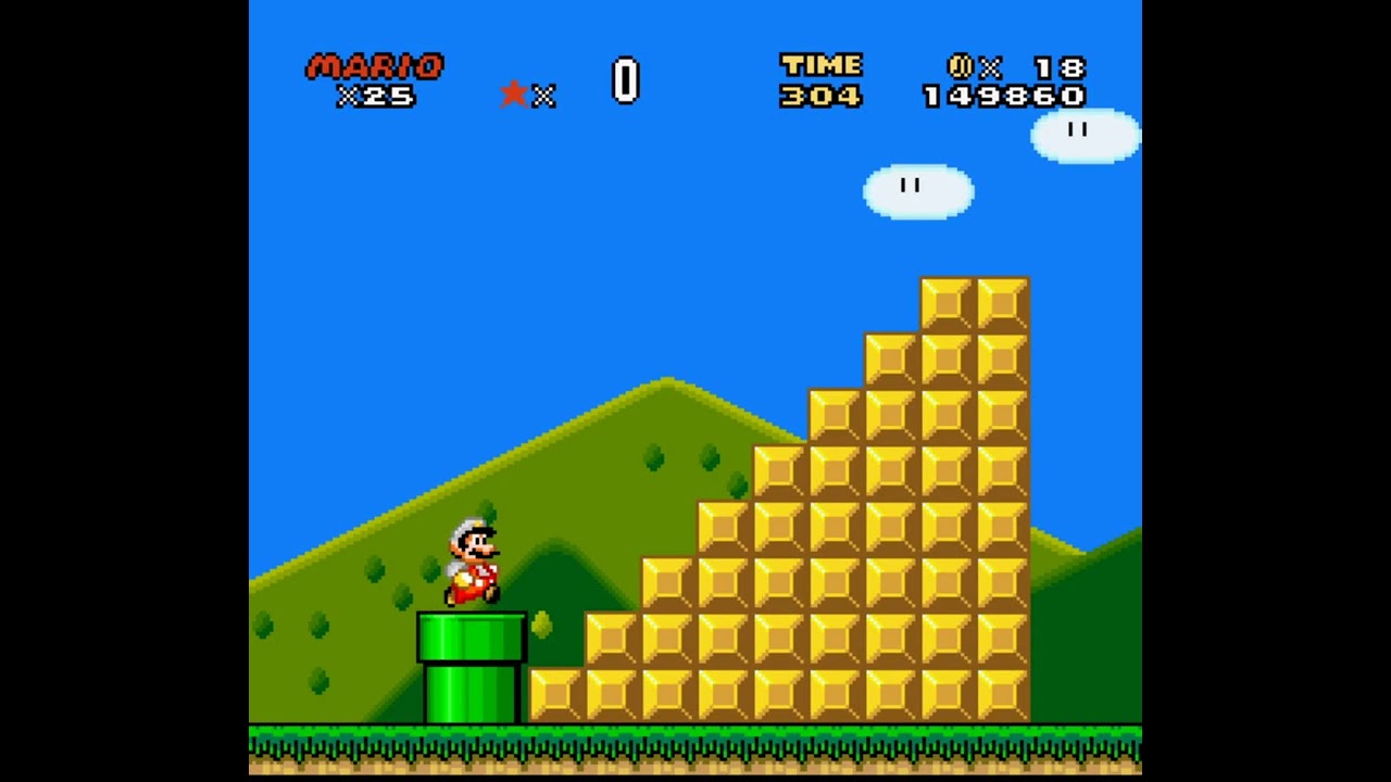 Retro Mario World - Super Mario Bros. - World 2