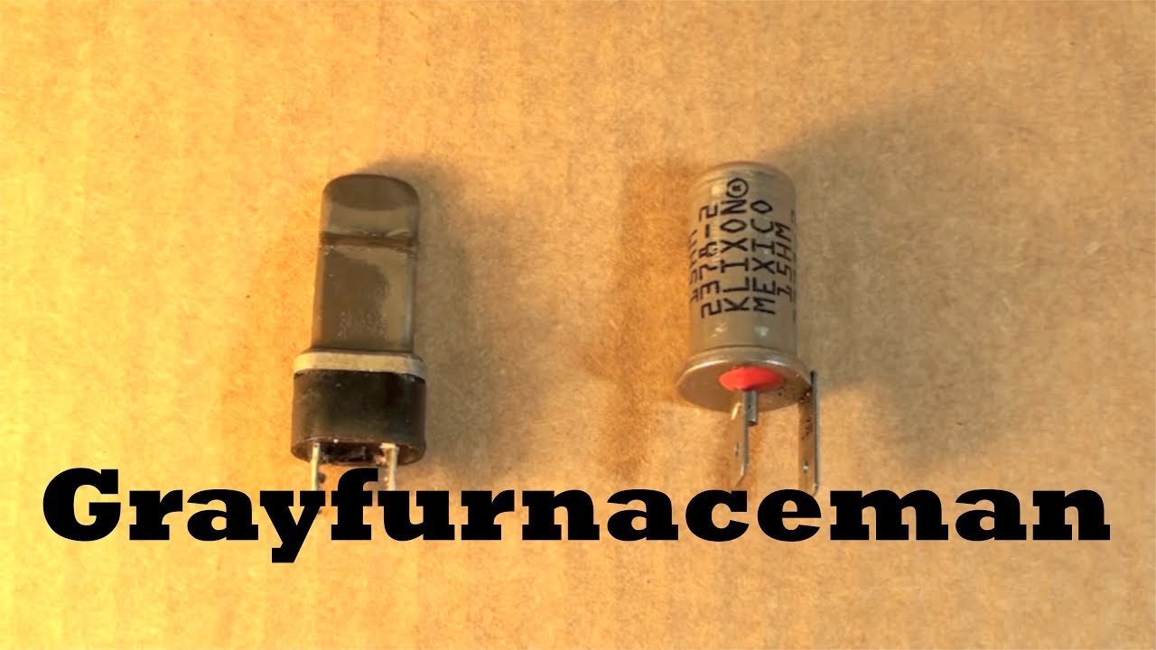 The internal overload of the air conditioning compressor