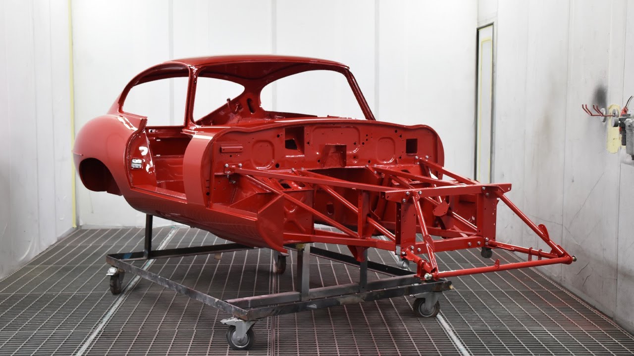 E-Type Restoration Respray | Signal Red