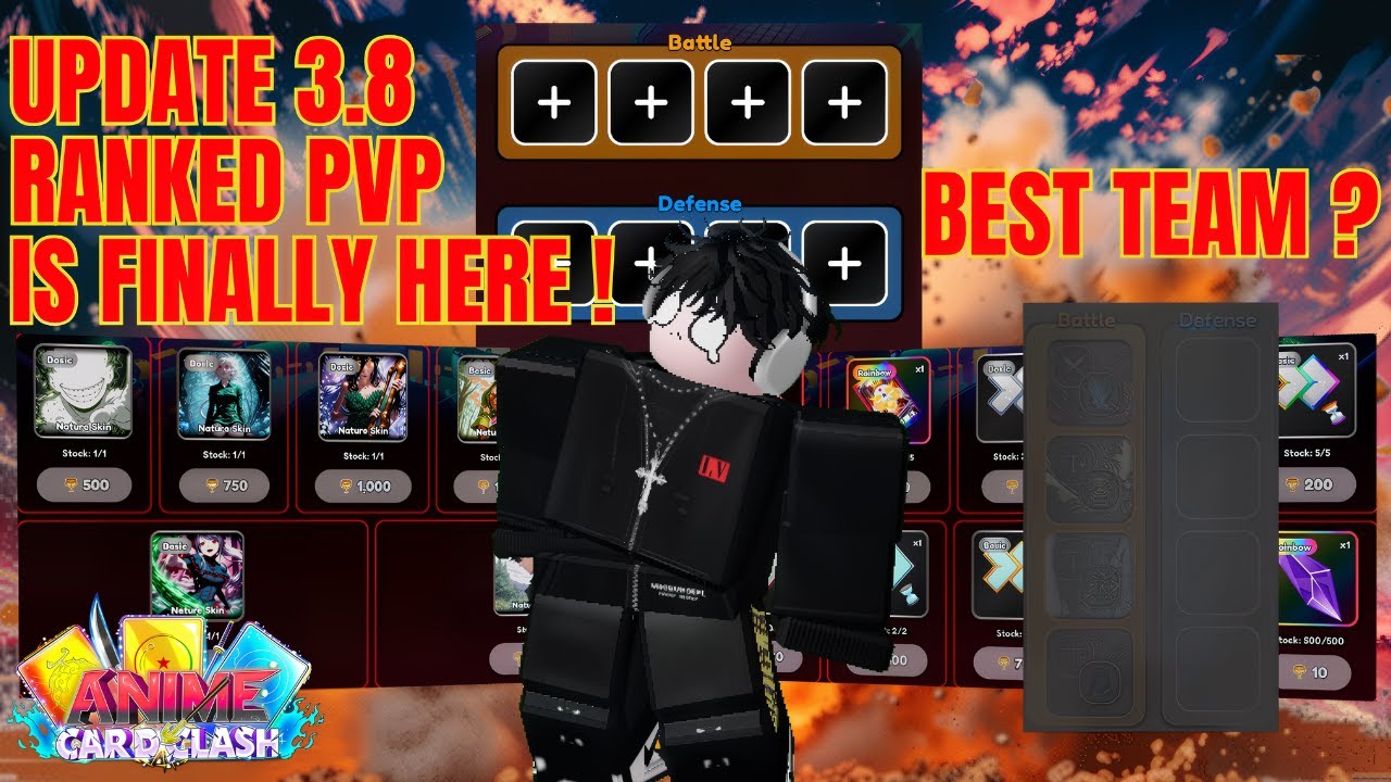 The BEST RANKED PvP Team in Anime Card Clash 3.8! 💪 (Roblox Update Guide)