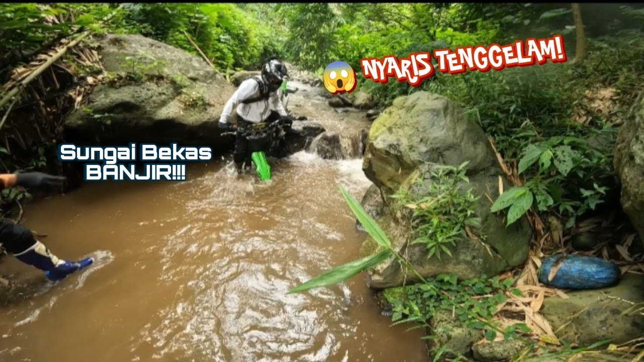 ⚠️ WARNING! Nekat Terobos Jalur Sungai Bekas Banjir! Bukan Buat Pemula! 