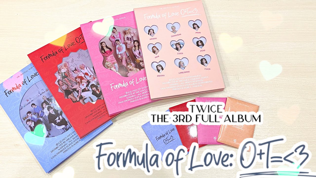 TWICE  FORMULA OF LOVE'  Full Set | Unboxing | Обзор | Распаковка | Анбоксинг