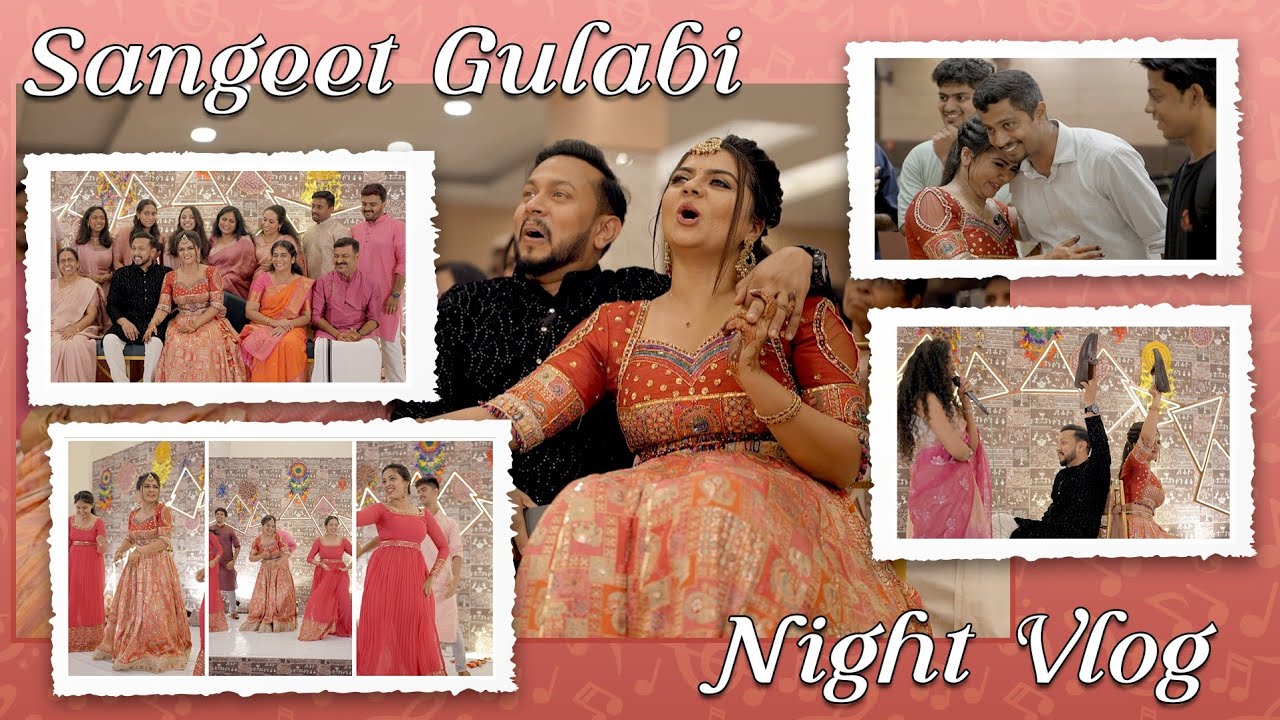 EP-2 # Sangeeth Gulabi Night Vlog♥️✨|| My Wedding series || Meenu Lakshmi