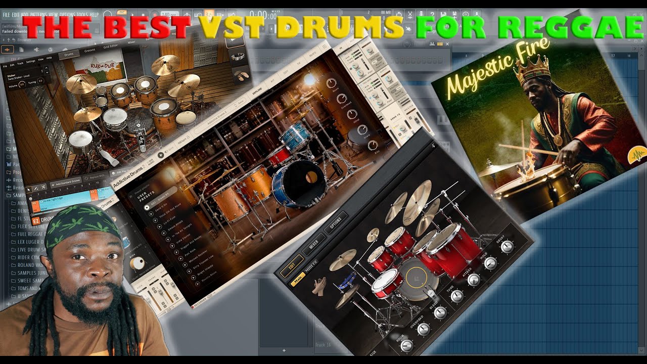 THE BEST FOUR VST DRUM PLUGINS FOR REGGAE, EVERY PRODUCER SHOULD HAVE