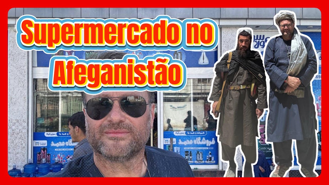 Supermercado no Afeganistão 🇦🇫 - O Talibā Fazendo a Nossa Escolta - Ep11 Afeganistão 🇦🇫 Trip