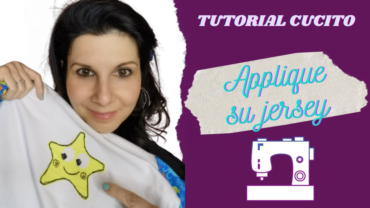 Come fare un'applique su jersey con tecnica free motion