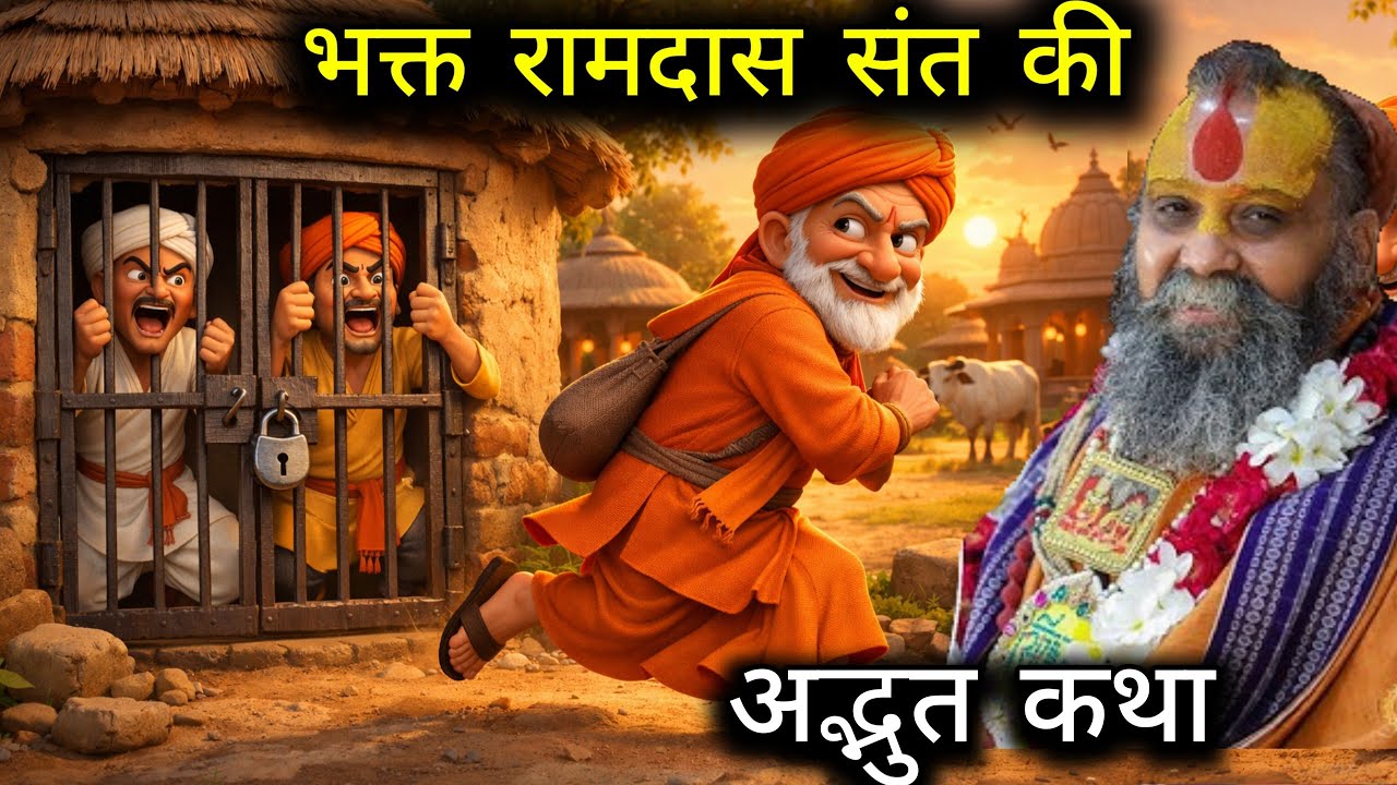 भक्त रामदास संत की अद्भुत कथा Sri RajendraDasji maharaj ke Bhagwat Katha #rajendradasjimaharaj 