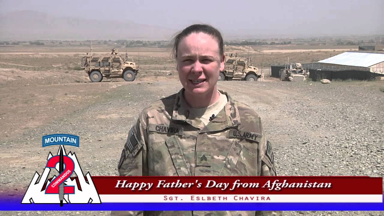 Sgt. Elsbeth Chavira - Father's Day Greeting
