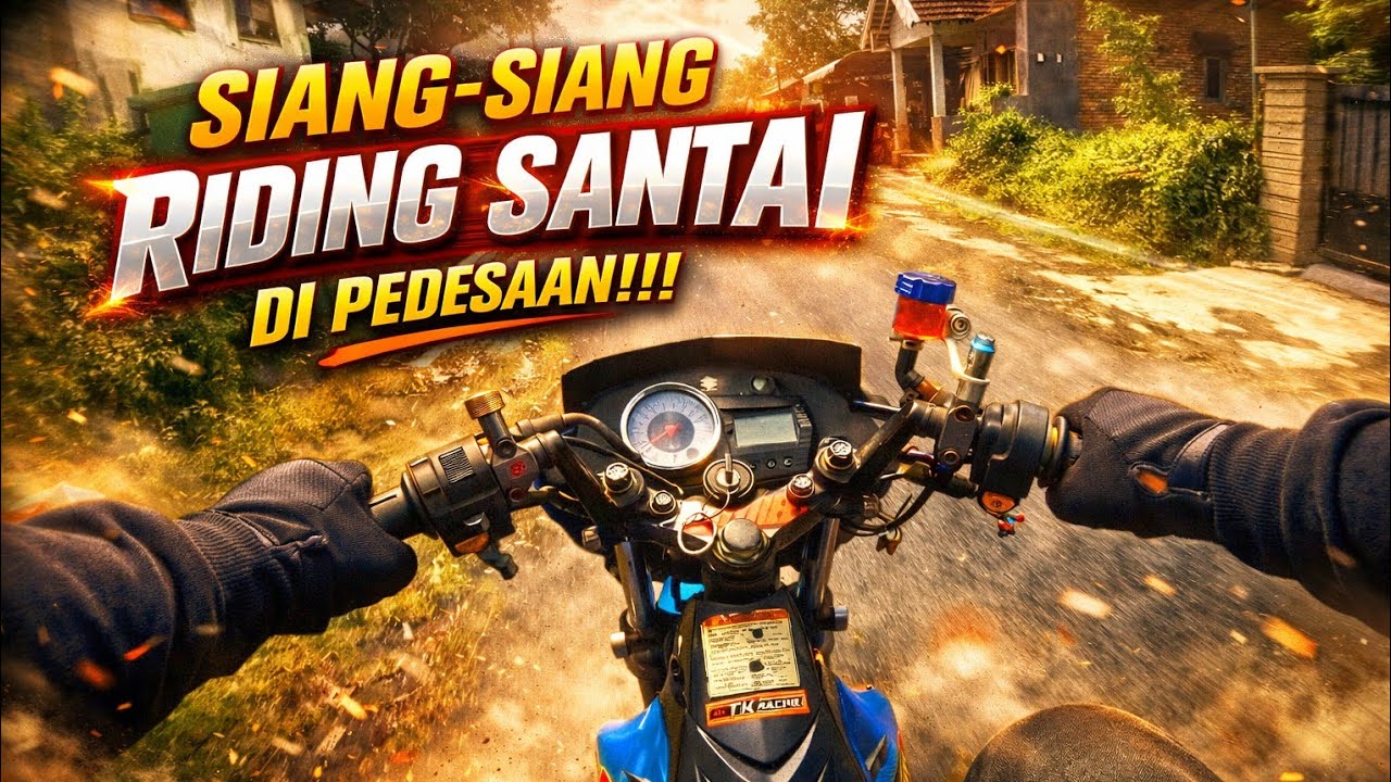 WAHHH..!! Ini lah desa Ngebruk || Motovlog Satria Fu 