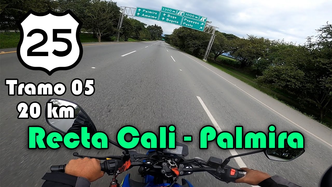 RUTA 25, tramo 05, Recta Cali-Palmira en tiempo real | Estado de la vía 2022