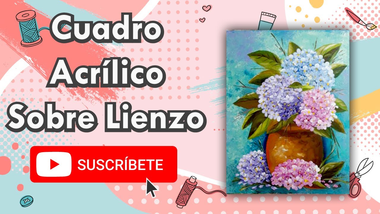 Cuadro pintura acr&iacute;lica sobre lienzo
