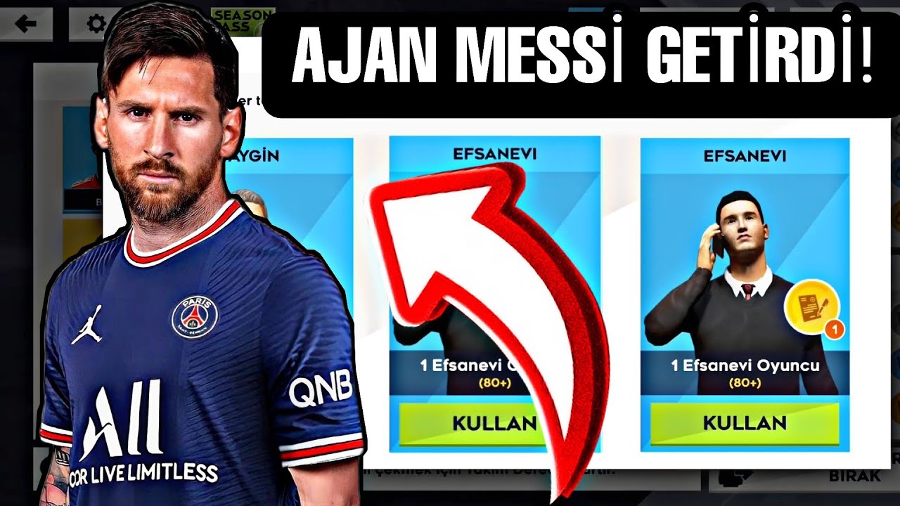 AJANDAN MESSİ ÇIKTI!!! DREAM LEAGUE SOCCER 2021
