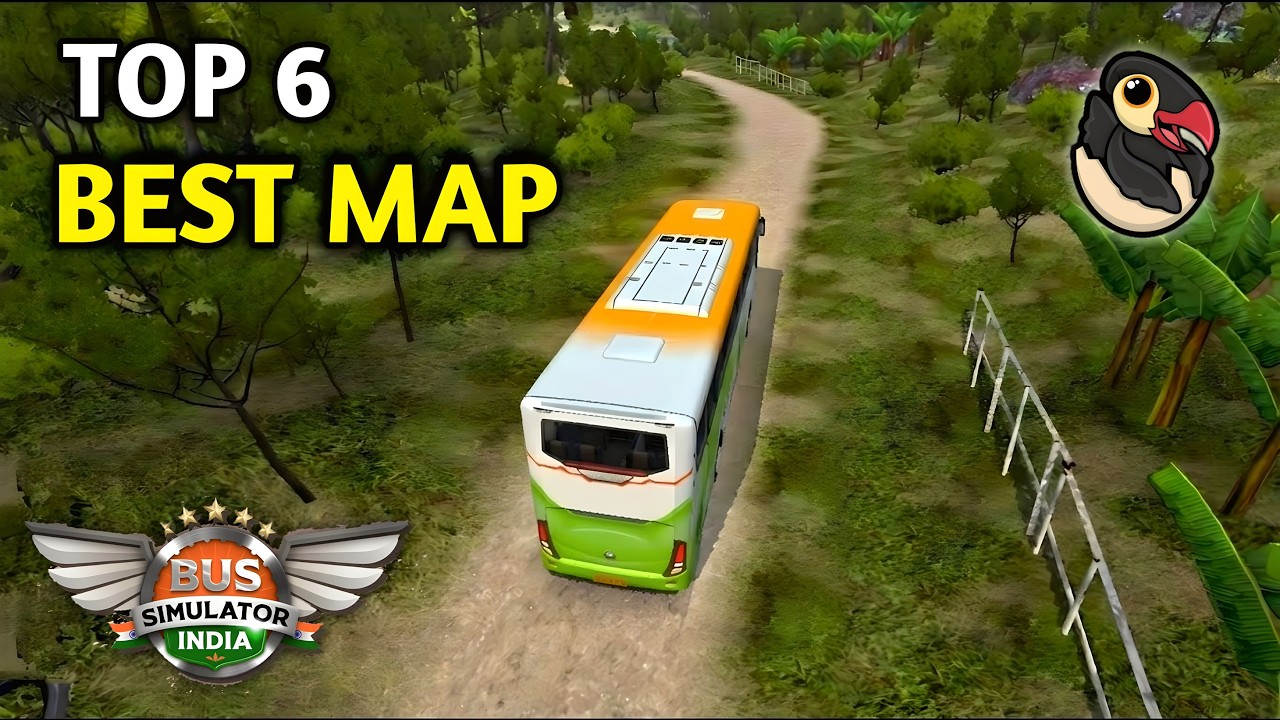 🚚ТОП-6 лучших карт в Bus Simulator India в новом обновлении 1.0 от Maleo🏕 | Геймплей на автобусе