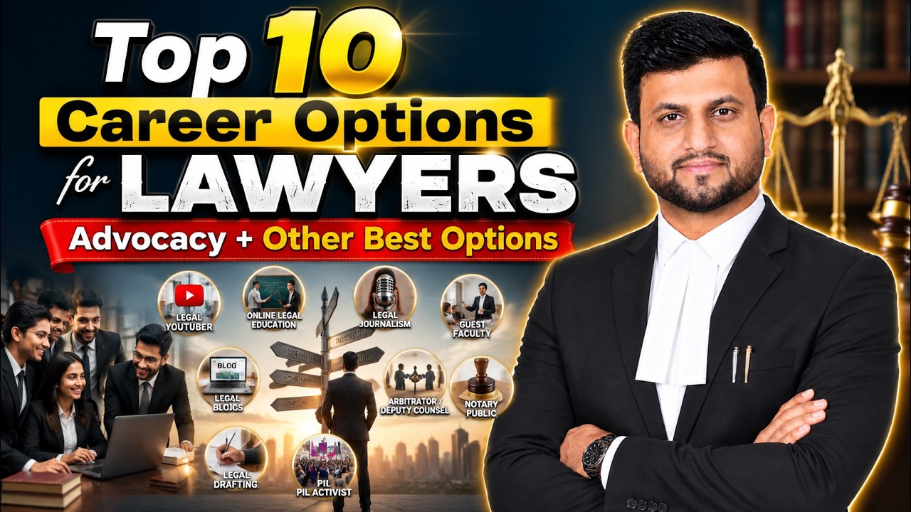 Top 10 Law Career Options for Lawyers | Smart & Legal Guidance