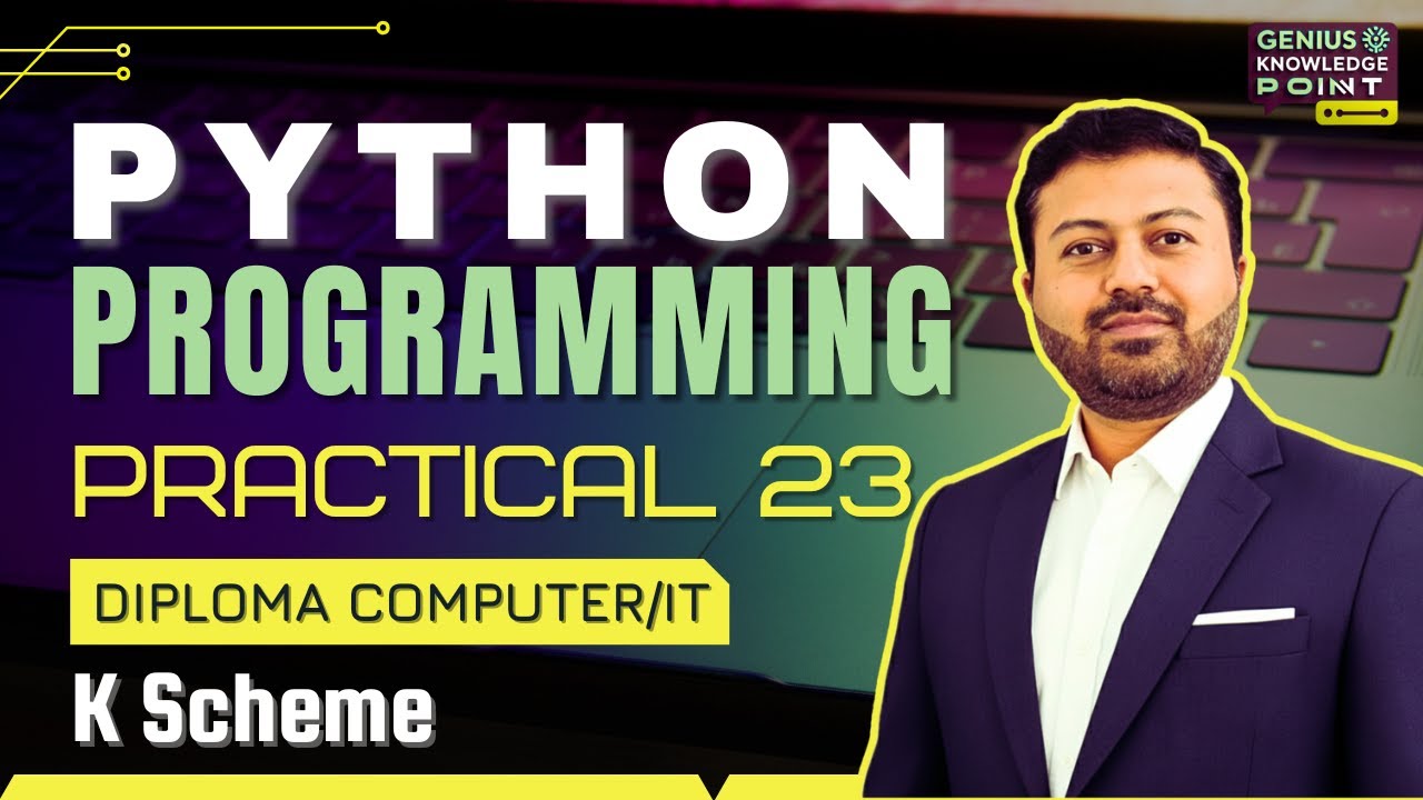 Python Data Hiding Concept | Python Practical No. 23 | Diploma K Scheme Semester 4