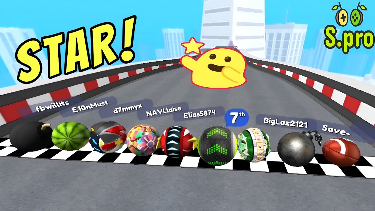 Going Balls - Speedrun Epic Race 626 ᯓ⚽︎ #goingballs #gameplay #marblesrace