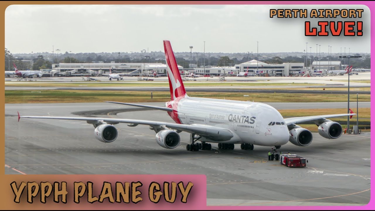 🔴🎥✈️ SUNDAY PLANE SPOTTING LIVE @ PERTH AIRPORT! W/ YPG
