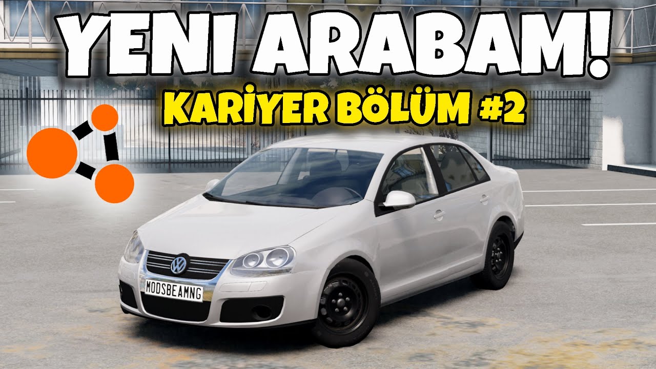 YENİ ARABAM İLE TAKSİCİLİK YAPARAK PARA KAZANIYORUM! BeamNG Kariyer Bölüm 2