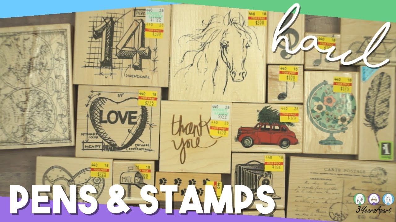 Pens & Stamps Haul - Michaels & Hobby Lobby