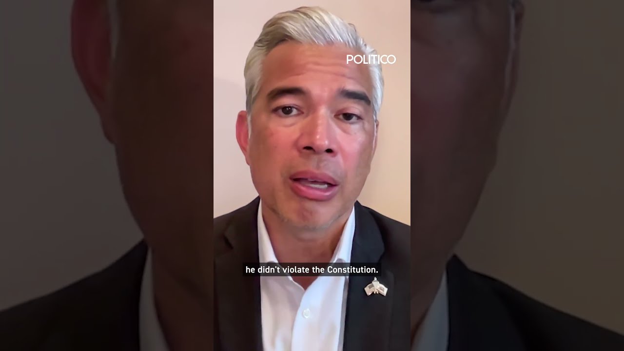 California AG: 'If [Trump] stops breaking the law, we won't sue him'