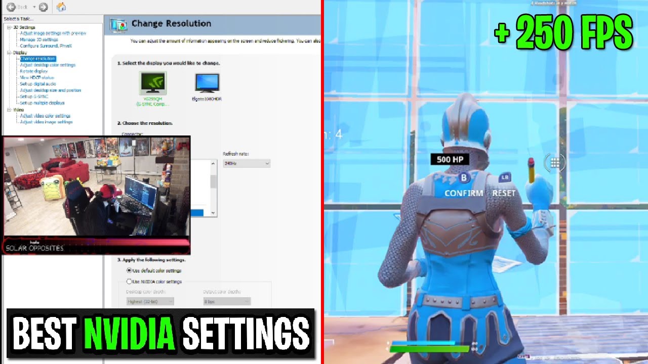 FaZE Sway Shows NVIDIA Settings!