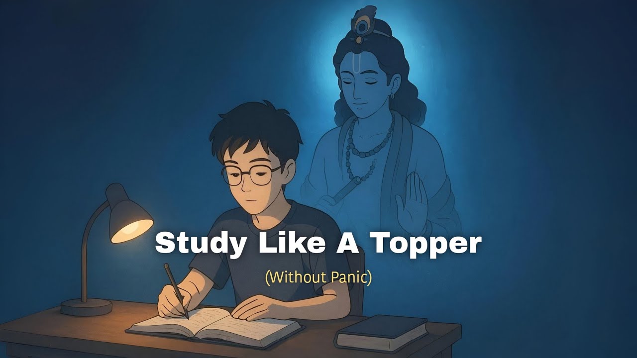 How Toppers Study During Exam Days (Without Panic) | Shree Krishna Wisdom
