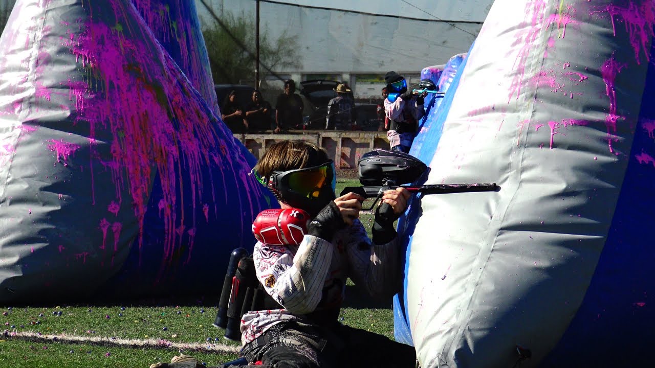 INSANE PAINTBALL KIDS VS D3 PLAYERS // DAS FACTORY D5