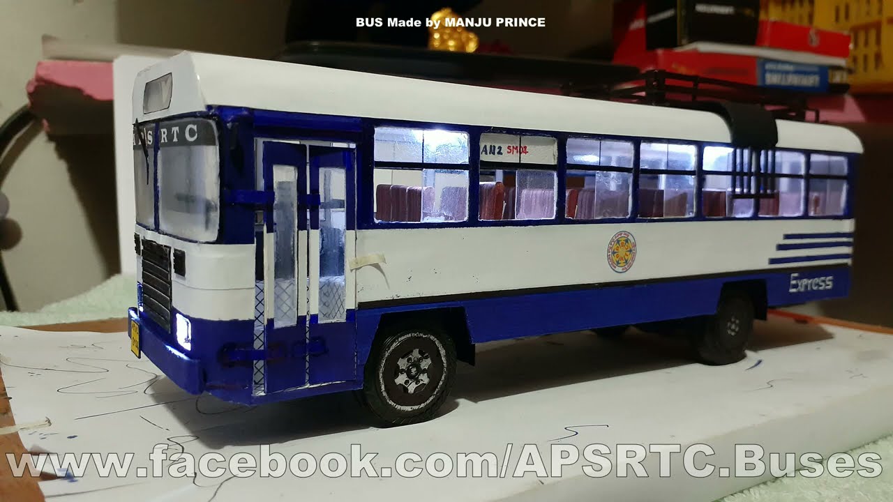 APSRTC 2001 Year EXPRESS BUS Miniature by Manju Prince --611