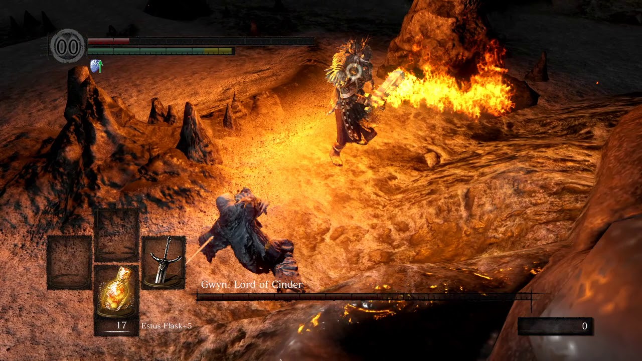 Gwyn Lord of Cinder - Boss Fight | Dark Souls Remastered