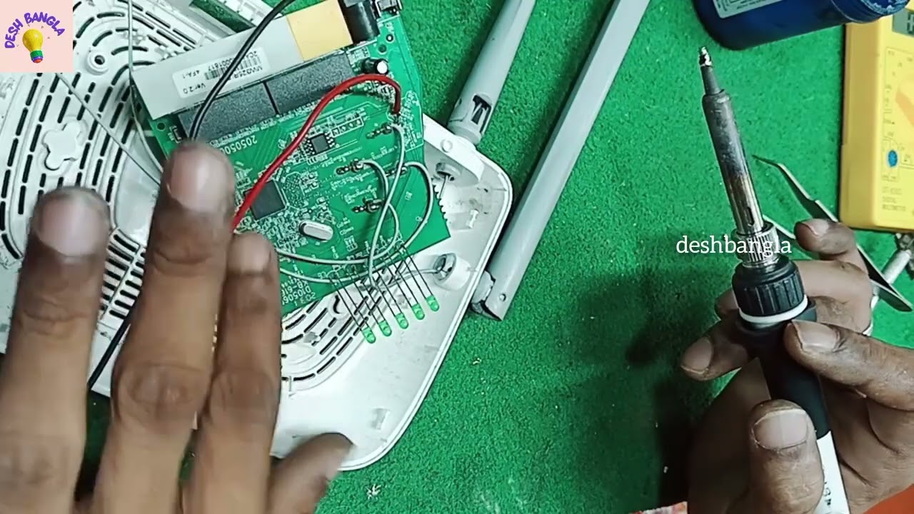 how to repair router power problem. রাউটারের পাওয়ার সমস্যার সমাধান। #router #WIFI #repairs #TPLink