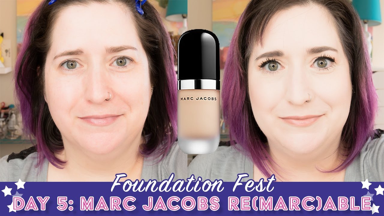 FOUNDATION FEST Marc Jacobs Re(marc)able | Pale, Dry Skin Over 40