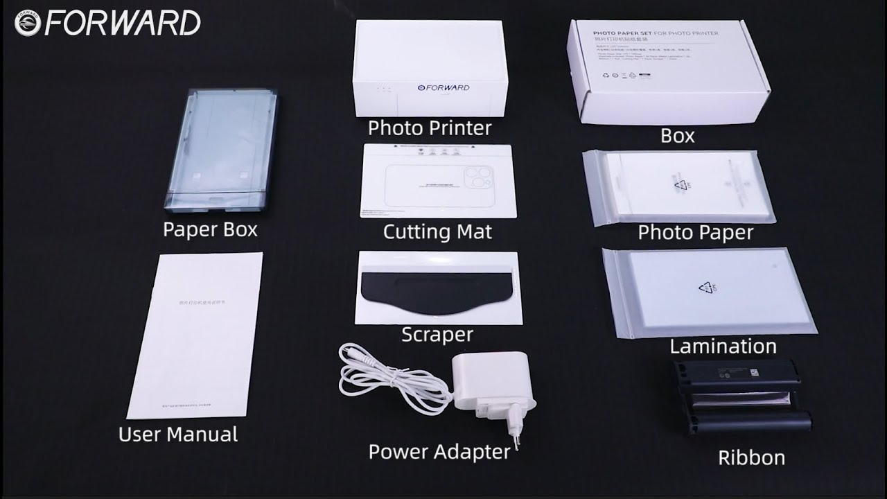 How to Use FORWARD Phone Skin Printer - Mini Mobile Back Film DIY Photo Printing Machine Tutorial