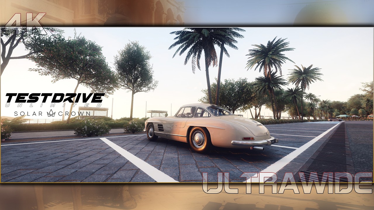 Test Drive Unlimited Solar Crown┃Beautiful 🥰SUNRISE at Pok Fu Lam District ❤️┃Mercedes-Benz 300 SL